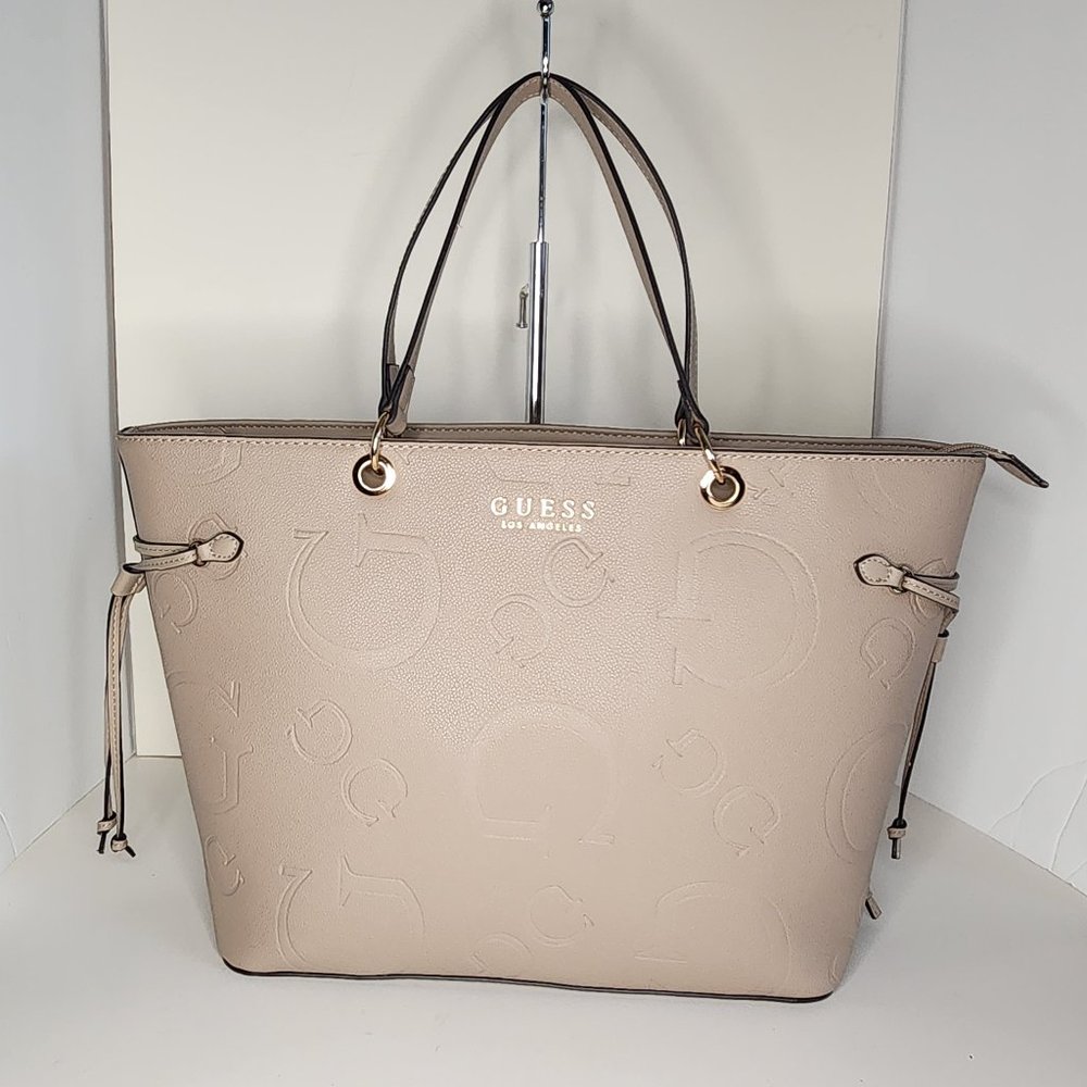 Guess Melrose Ave Tote - Taupe - NWT